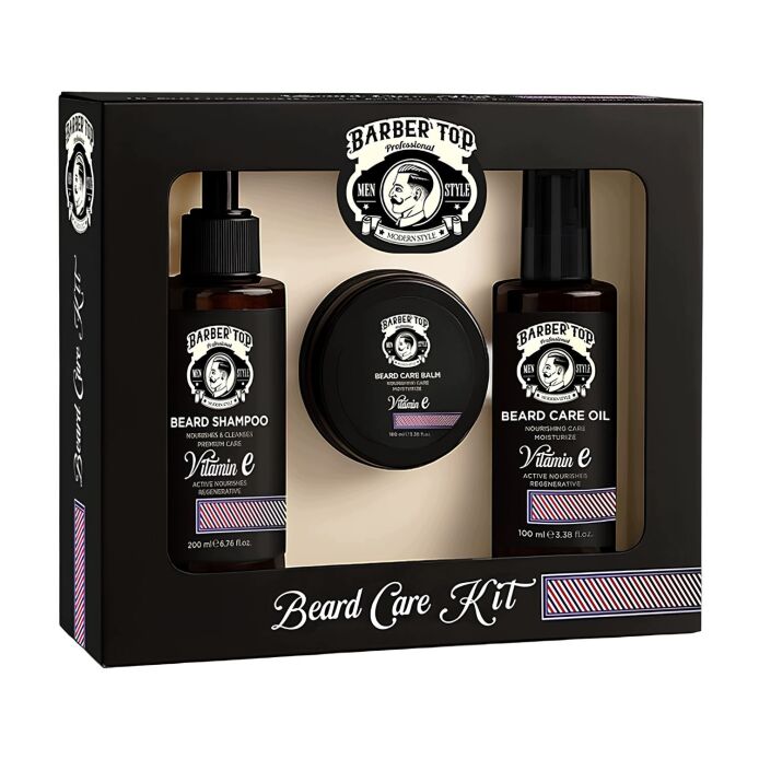 BARBER TOP Zestaw Beard Care KIT do brody