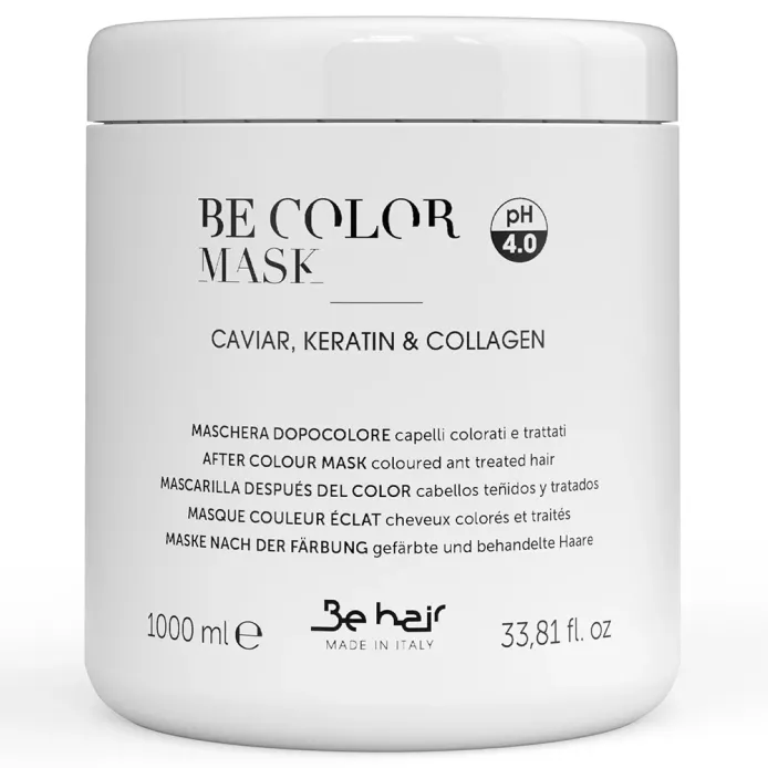 BE HAIR BE COLOR Odżywcza maska z kawiorem, keratyną 1000ml