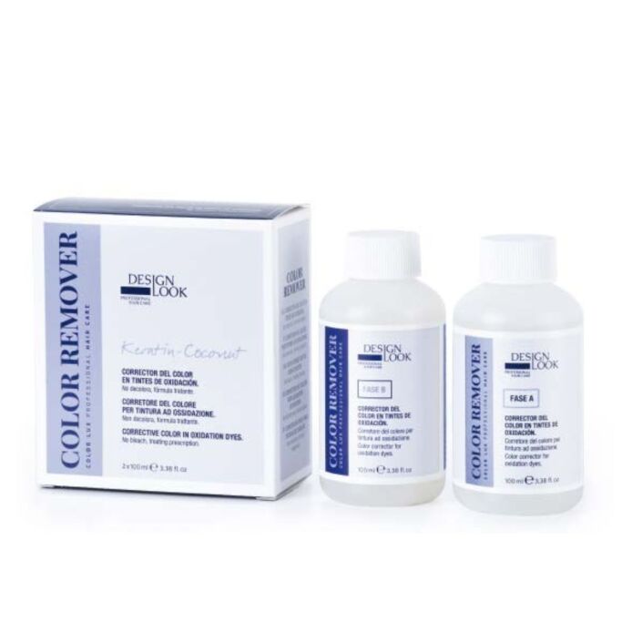 DESIGN LOOK ściągacz koloru - HAIR DYEING REMOVAL TREATMENT 2 x 100 ml