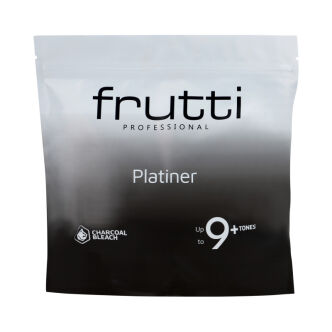 FRUTTI Rozjaśniacz bezpyłowy do włosów z węglem bambusowym PLATINER 9+ - 500g