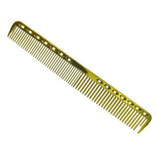 ARTE Grzebień fryzjerski metalowy GOLD 18 cm – Profesjonalny grzebień do strzyżenia