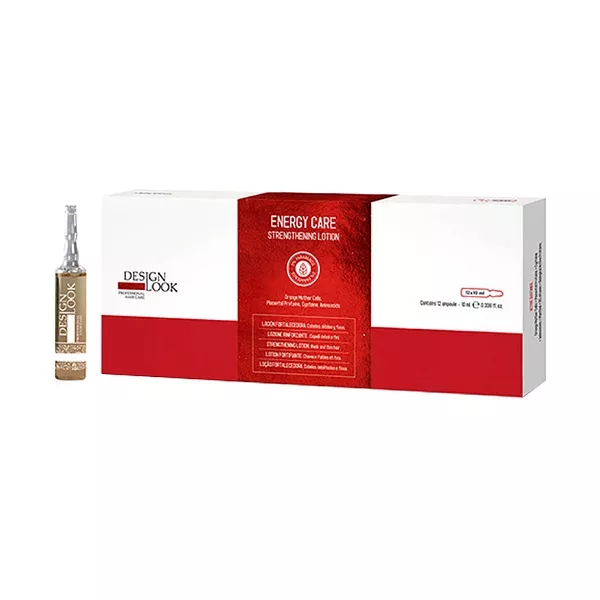 DESIGN LOOK Lotion Energy Ampułki Przeciw Wypadaniu Włosów - 12 szt x 10 ml