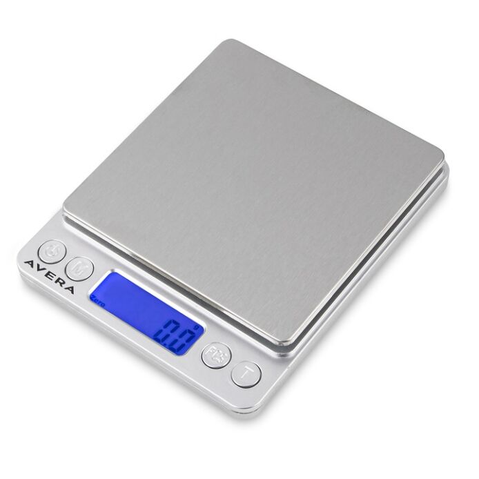 AVERA Cyfrowa fryzjerska waga elektroniczna 3 kg (dokładność 0,1 g)