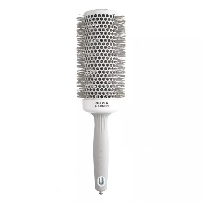 OLIVIA GARDEN EXPERT BLOWOUT SPEED Szczotka do modelowania  Wavy Bristles White&Grey XL 55 mm