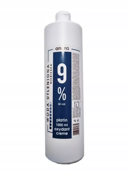 ANDRA Woda utleniona w kremie OXYDANT 9% - 1000ml - NIEBIESKA