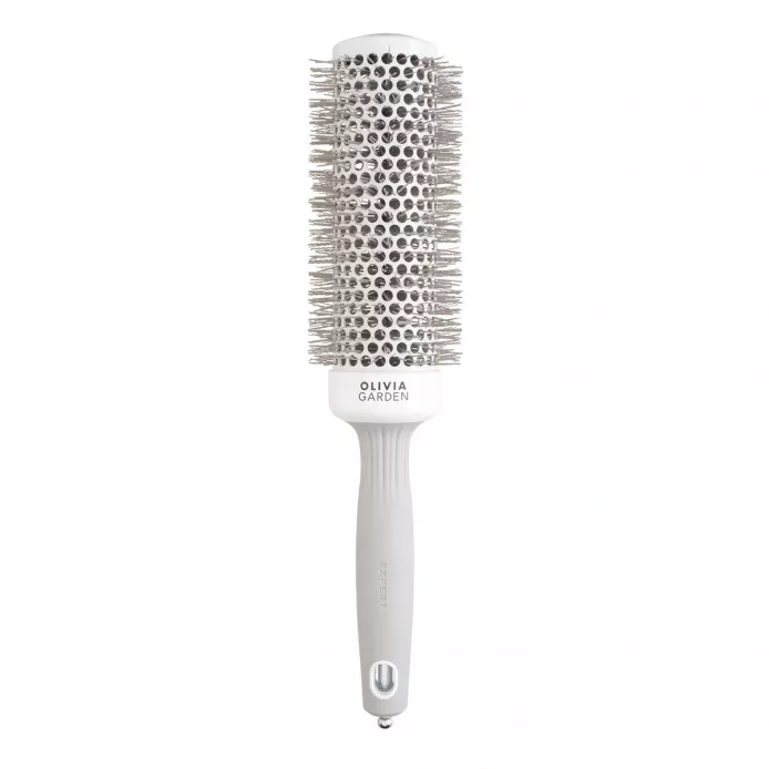 OLIVIA GARDEN EXPERT BLOWOUT SPEED Szczotka do modelowania  Wavy Bristles White&Grey XL 45 mm
