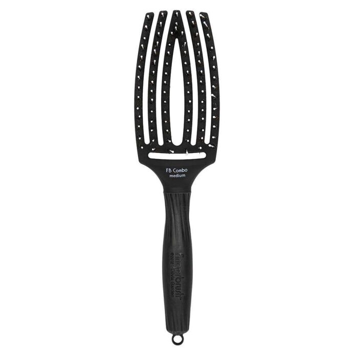 Szczotka Olivia Garden Fingerbrush Combo Medium BLACK