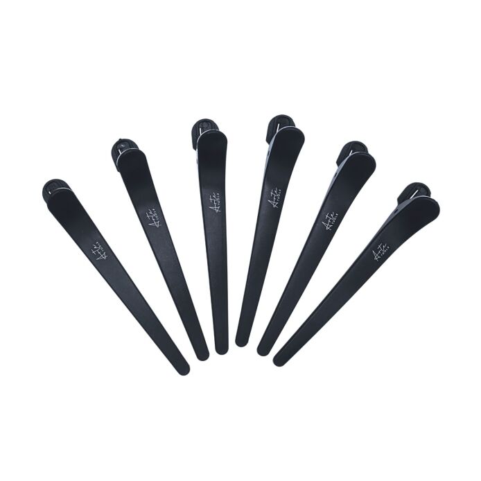 ARTE TOOLS Fryzjerskie klipsy nylonowe - Kpl. 6 szt.