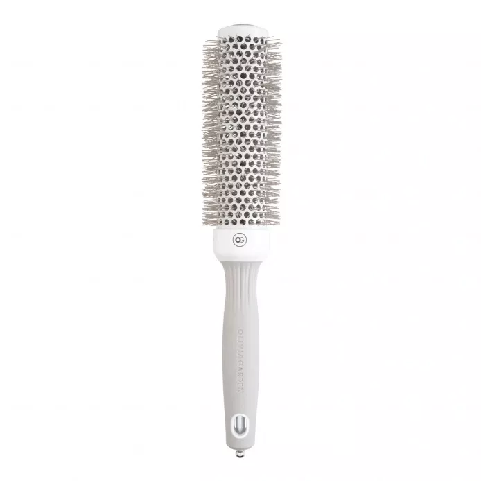 OLIVIA GARDEN EXPERT BLOWOUT SPEED Szczotka do modelowania  Wavy Bristles White&Grey XL 35 mm
